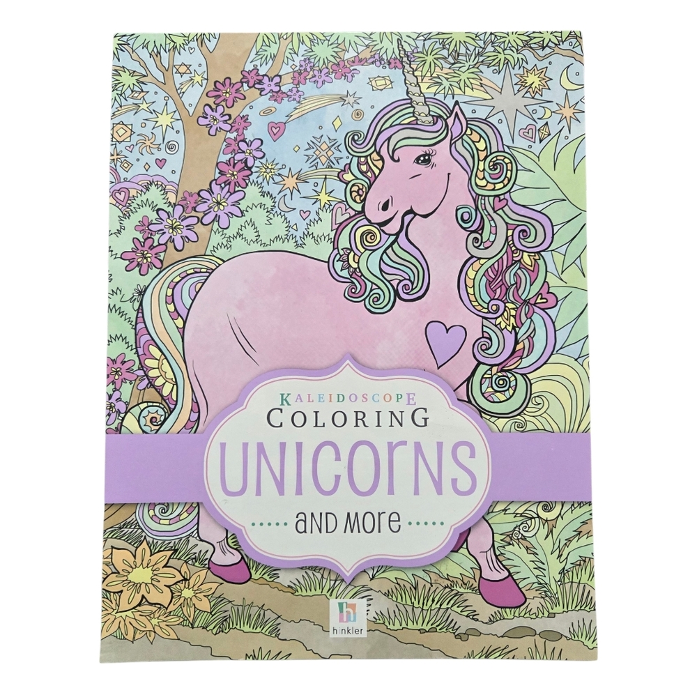 Kaleidoscope Coloring Unicorns And More Coloring Book